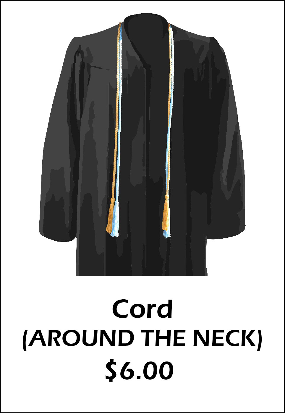 Cord (Around the neck) - $6