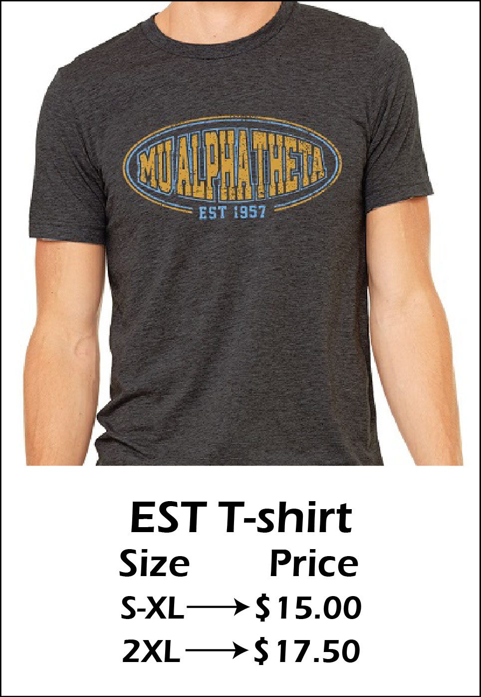 EST T-shirt - $15-17.50