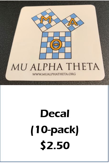 Decal (10-pack) - $2.50